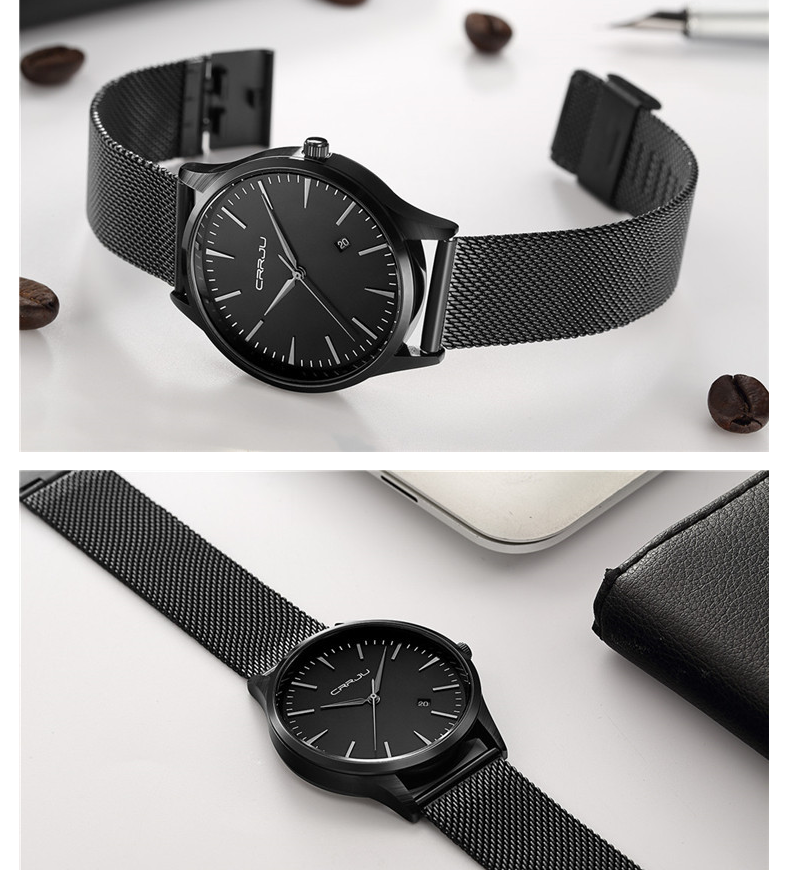 Men's Business Watch with Mesh Strap