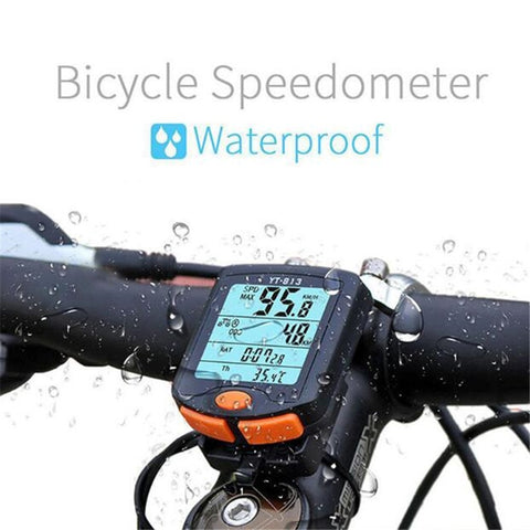 BOGEER YT-813 Wireless Cycle Bike Computer Bicycle Speedometer and Odometer Waterproof with Backlight